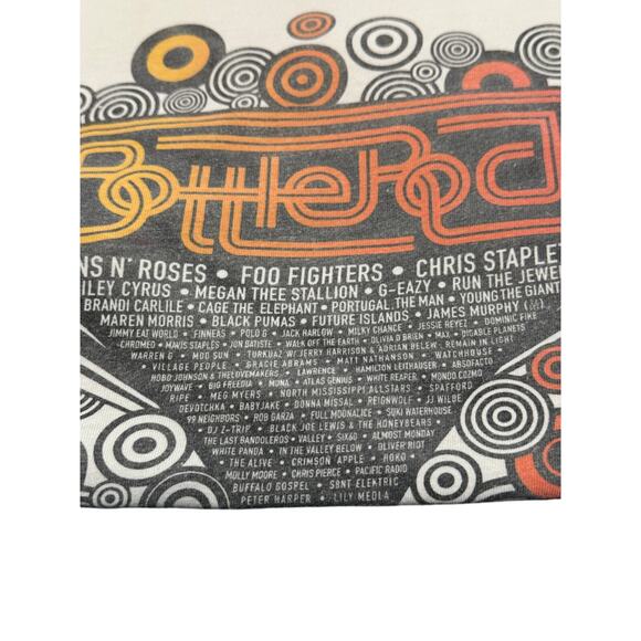 Bottle Rock 2021 Napa Valley Music Festival Tee Size L Bands Tee - Picture 5 of 15